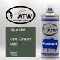 Preview: Hyundai, Fine Green Matt, RB2: 400ml Sprühdose, von ATW Autoteile West.